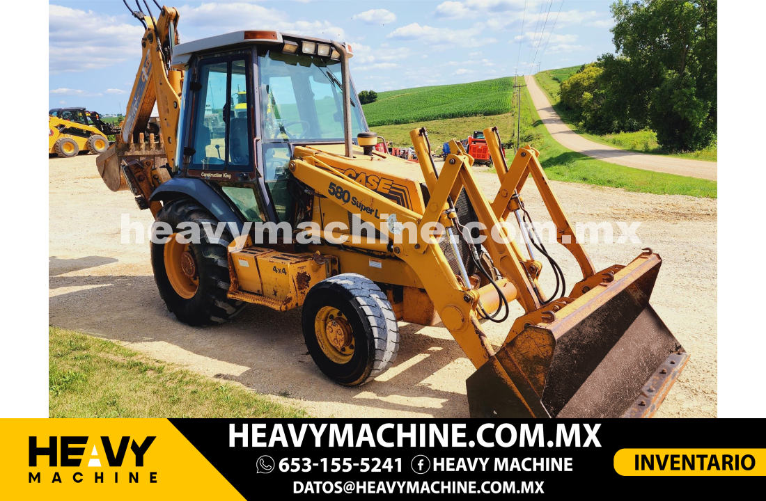 Maquinaria Pesada Retroexcavadora 2001 Case 580 Super L